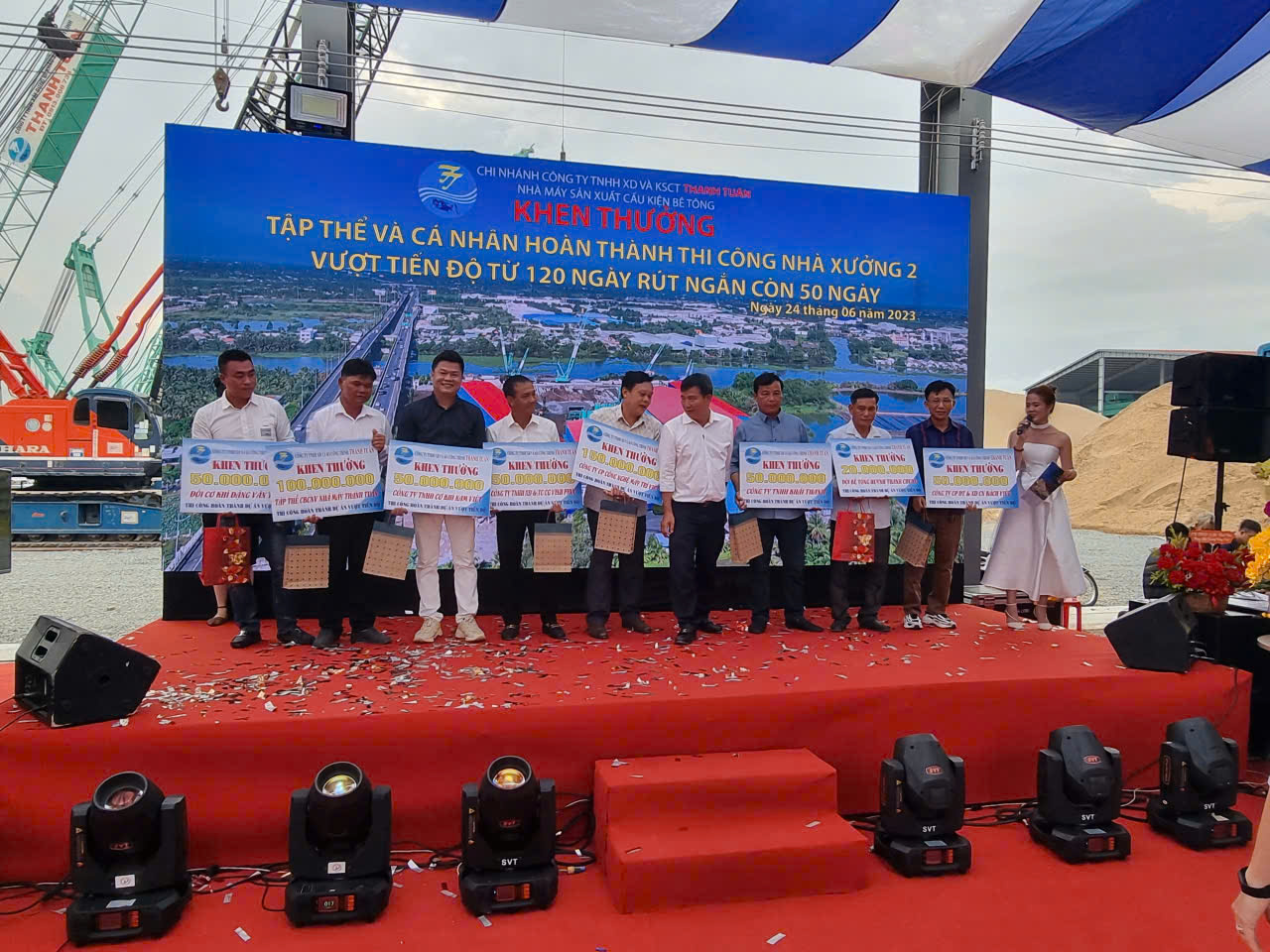 Nhà máy bê tông đúc sẵn đi vào hoạt động chính thức - Hình 2