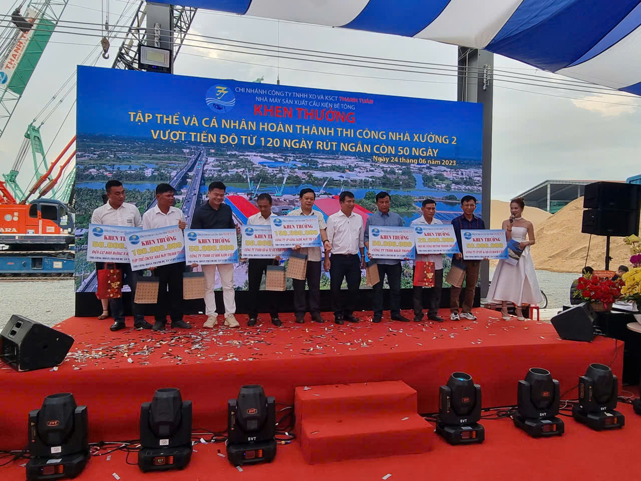 Tổng thể công trình nhà máy Bê tông đúc sẵn Thanh Tuấn hoàn thiện - Hình 1